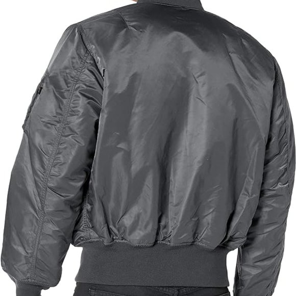 Alpha Industries Ma-1 Flight Men's jacket, Gun Metal - Picture 2 of 3